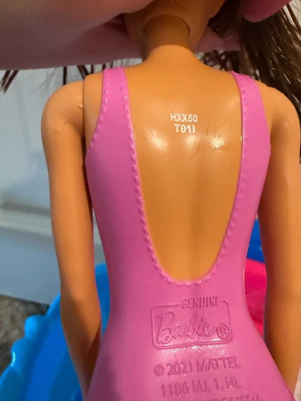 Beach Barbie Doll with Blue Pool, Pink Kayak and Pink Jet Ski